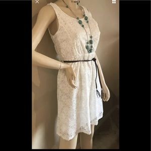 Lace dress white size S